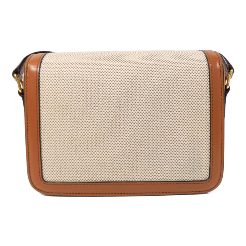 CELINE 帆布Teen Triomphe Bag肩背袋-1