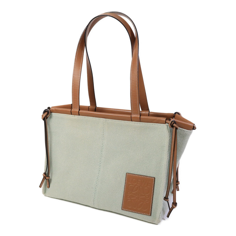 LOEWE 帆布Cushion Tote手挽袋-2