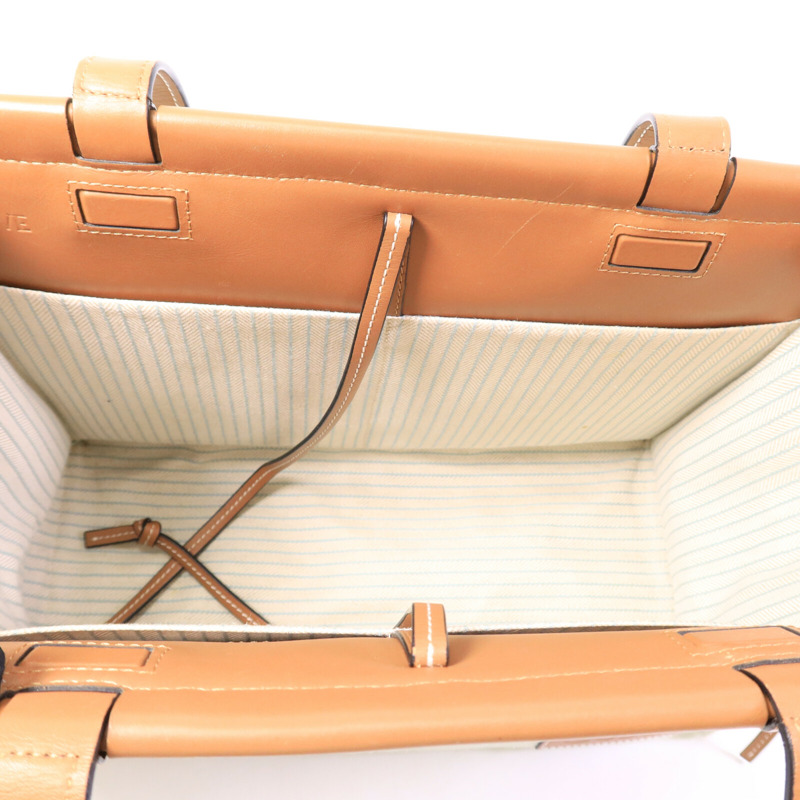 LOEWE 帆布Cushion Tote手挽袋-4