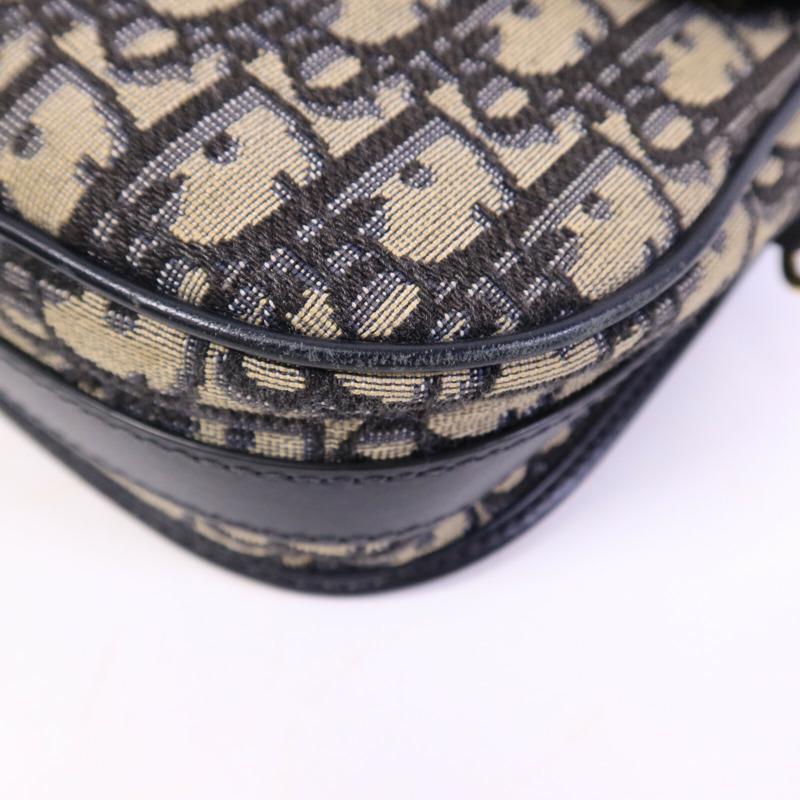 Dior 帆布Bobby Medium金扣肩背袋-10