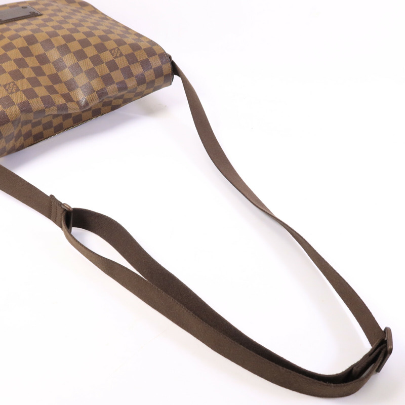 LOUIS VUITTON Damier Brooklyn MM肩背袋-8