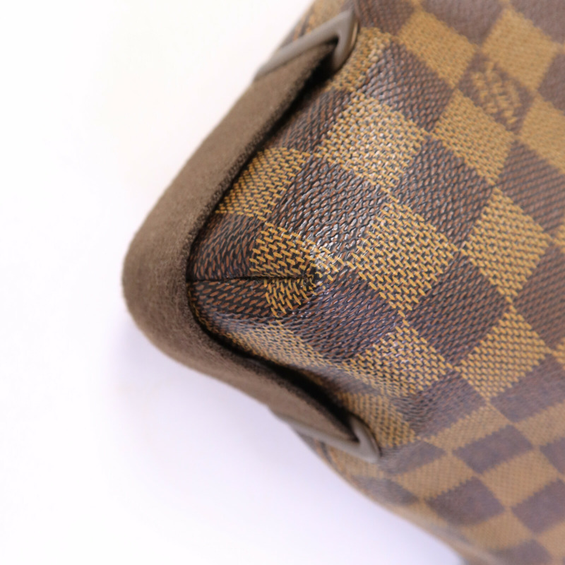 LOUIS VUITTON Damier Brooklyn MM肩背袋-12