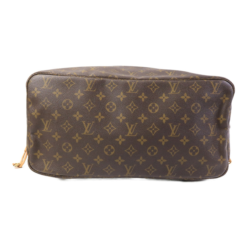 LOUIS VUITTON Monogram Neverfull GM Tote Bag金扣肩背袋-3
