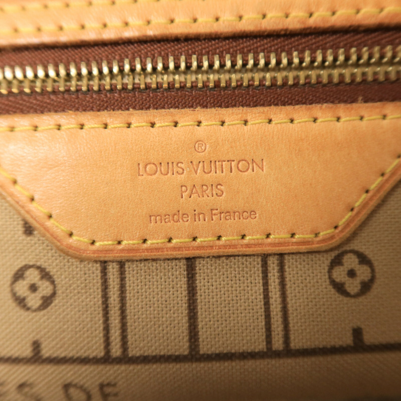 LOUIS VUITTON Monogram Neverfull GM Tote Bag金扣肩背袋-5