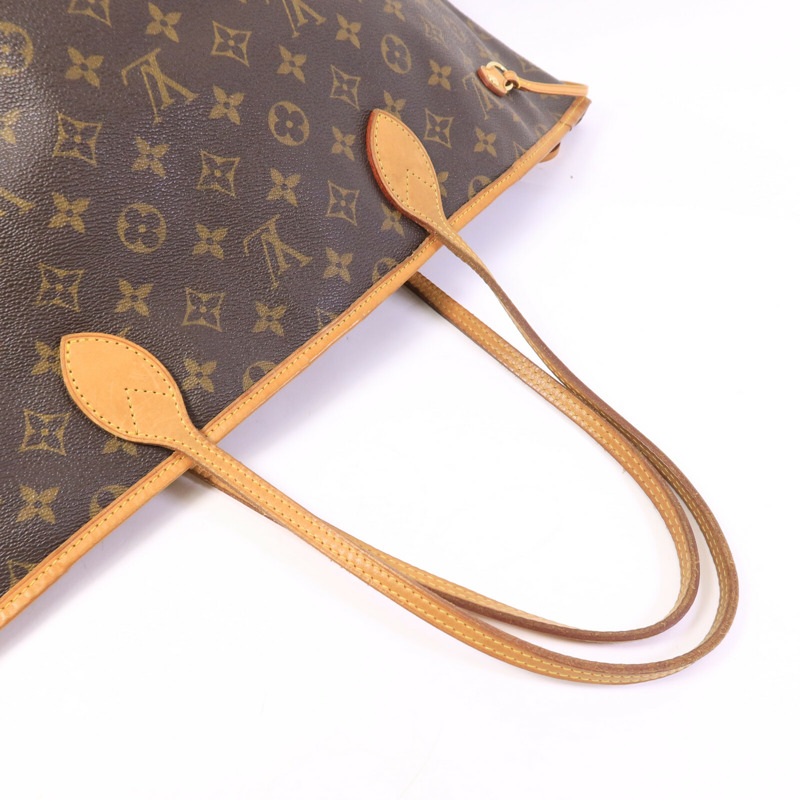 LOUIS VUITTON Monogram Neverfull GM Tote Bag金扣肩背袋-8