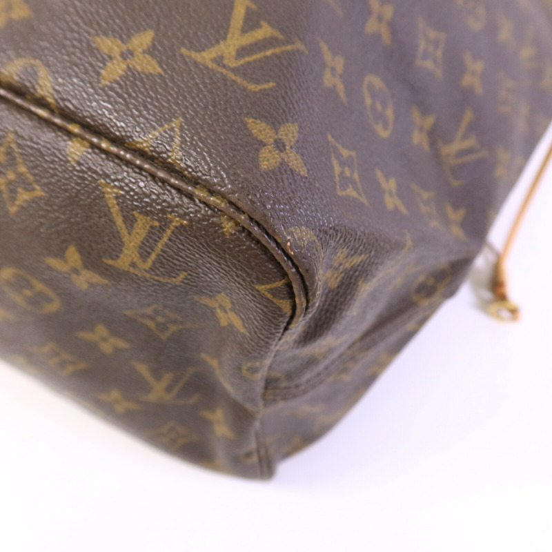 LOUIS VUITTON Monogram Neverfull GM Tote Bag金扣肩背袋-10