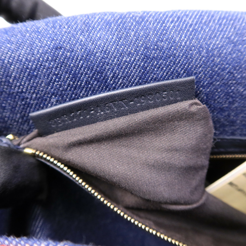 FENDI 牛仔布Bagutte Large手挽肩背兩用袋-7