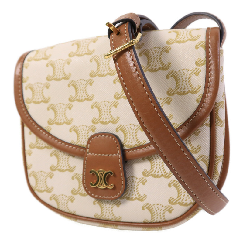 CELINE 塗層帆布Mini Besace肩背袋-2