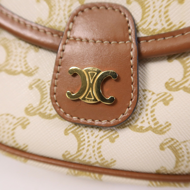 CELINE 塗層帆布Mini Besace肩背袋-6