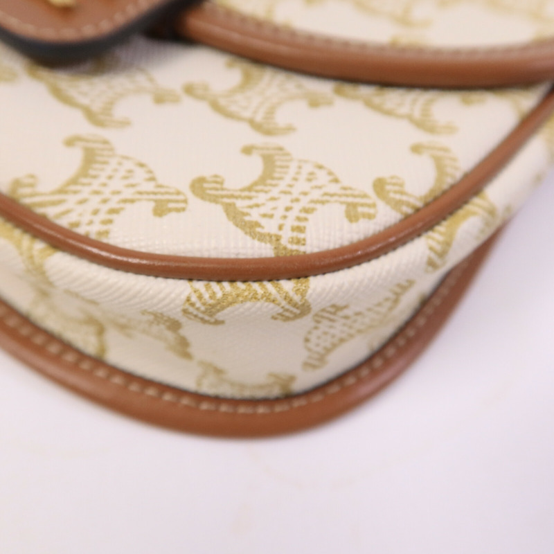 CELINE 塗層帆布Mini Besace肩背袋-9