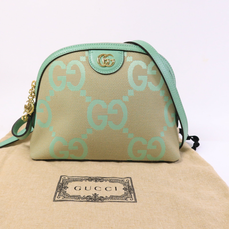 GUCCI 塗層帆布Ophidia Jumbo GG Small Shoulder Bag肩背袋-9