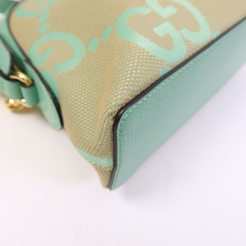 GUCCI 塗層帆布Ophidia Jumbo GG Small Shoulder Bag肩背袋-11