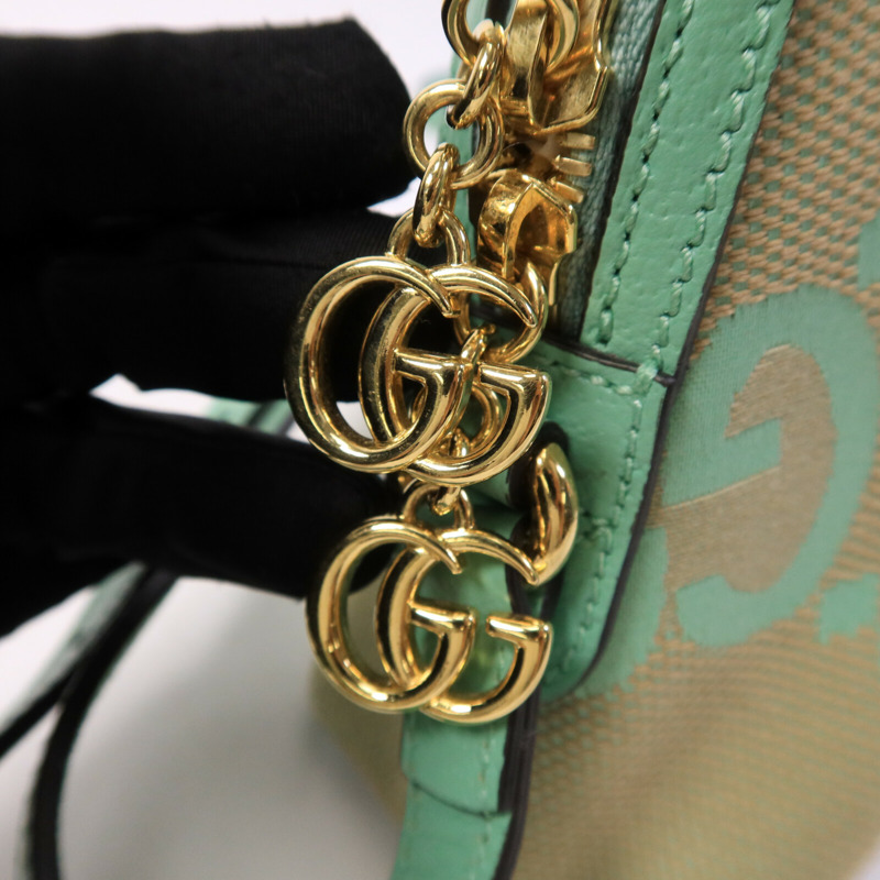 GUCCI 塗層帆布Ophidia Jumbo GG Small Shoulder Bag肩背袋-14