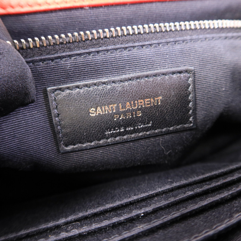 SAINT LAURENT 羊皮皮革Jamie Medium鏈帶肩背袋-5