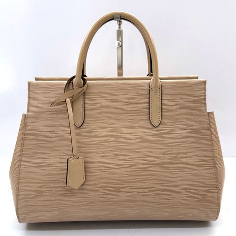 LOUIS VUITTON 路易威登 粉色EPI MARLY MM 手提肩背2WAY包 M41377