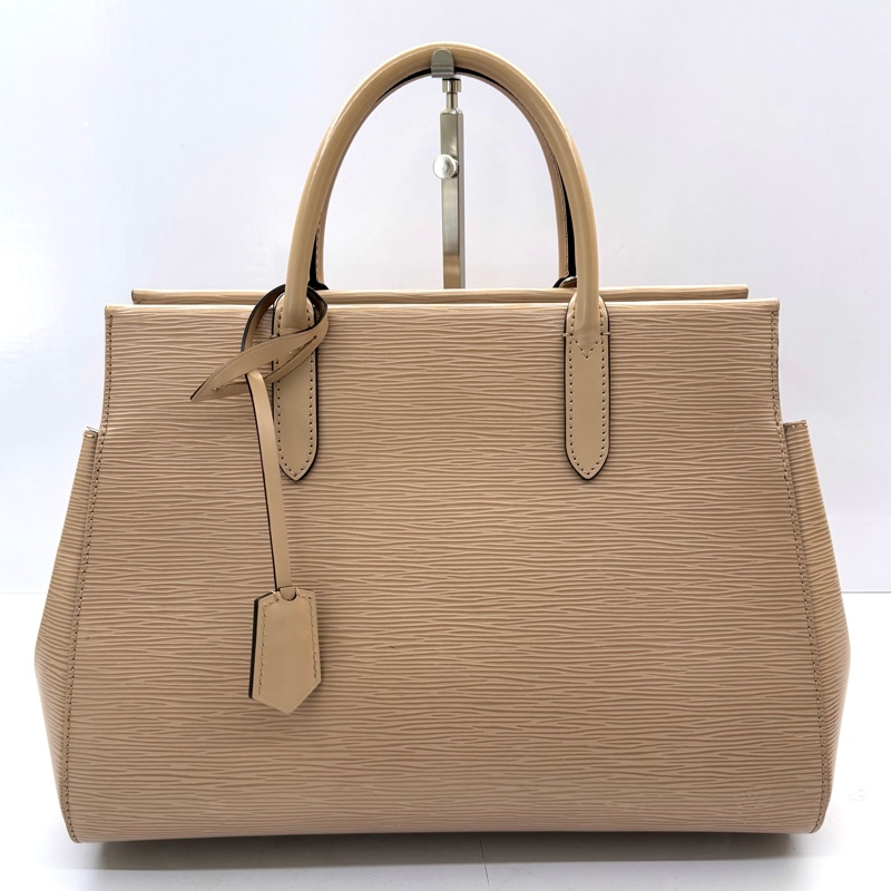 LOUIS VUITTON 路易威登 粉色EPI MARLY MM 手提肩背2WAY包 M41377-0