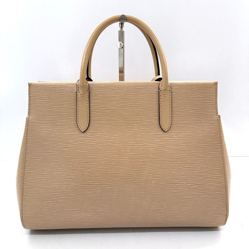 LOUIS VUITTON 路易威登 粉色EPI MARLY MM 手提肩背2WAY包 M41377-1