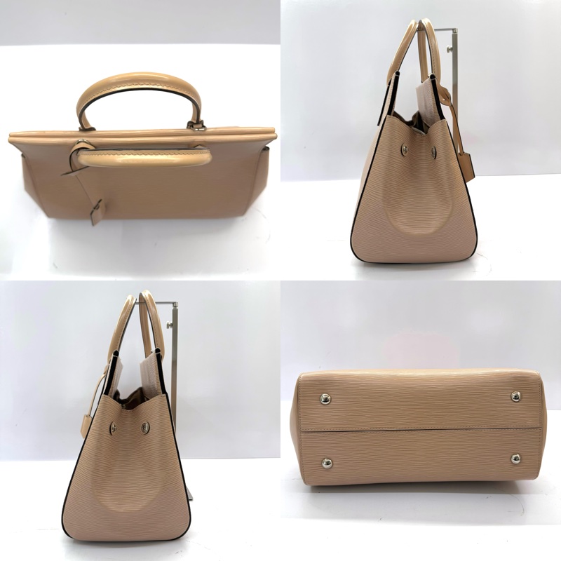 LOUIS VUITTON 路易威登 粉色EPI MARLY MM 手提肩背2WAY包 M41377-3