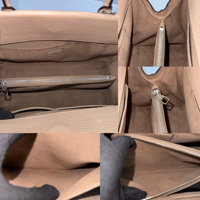 LOUIS VUITTON 路易威登 粉色EPI MARLY MM 手提肩背2WAY包 M41377-6