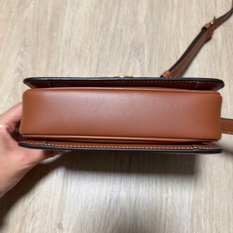 極新Celine-TEEN TRIOMPHE標誌印花及牛皮革手袋-3