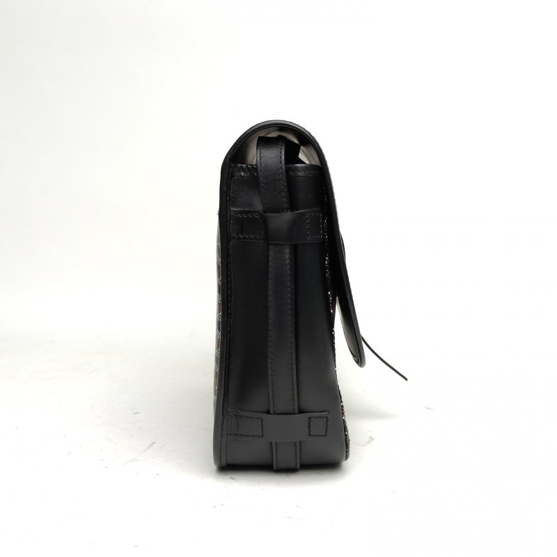 GOYARD 黑色PVCBelvedere郵差包中號29肩背包-3