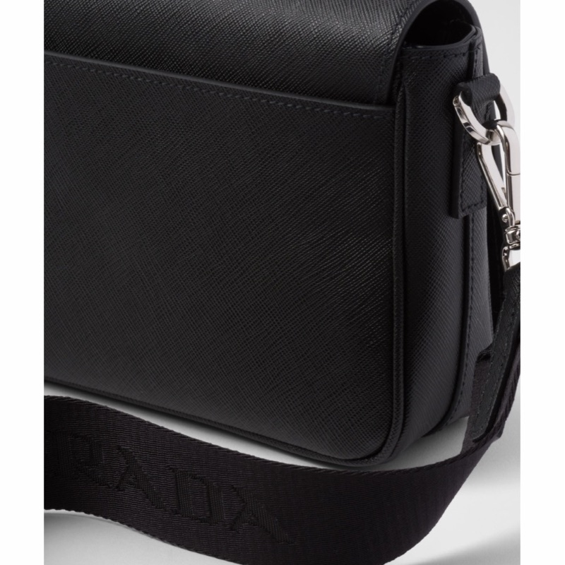 Prada 男士 Saffiano 徽標單肩包均碼碼22cm*5cm*14.5cm-3