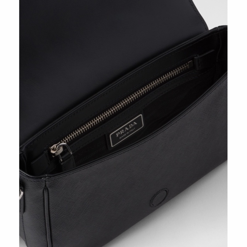 Prada 男士 Saffiano 徽標單肩包均碼碼22cm*5cm*14.5cm-4
