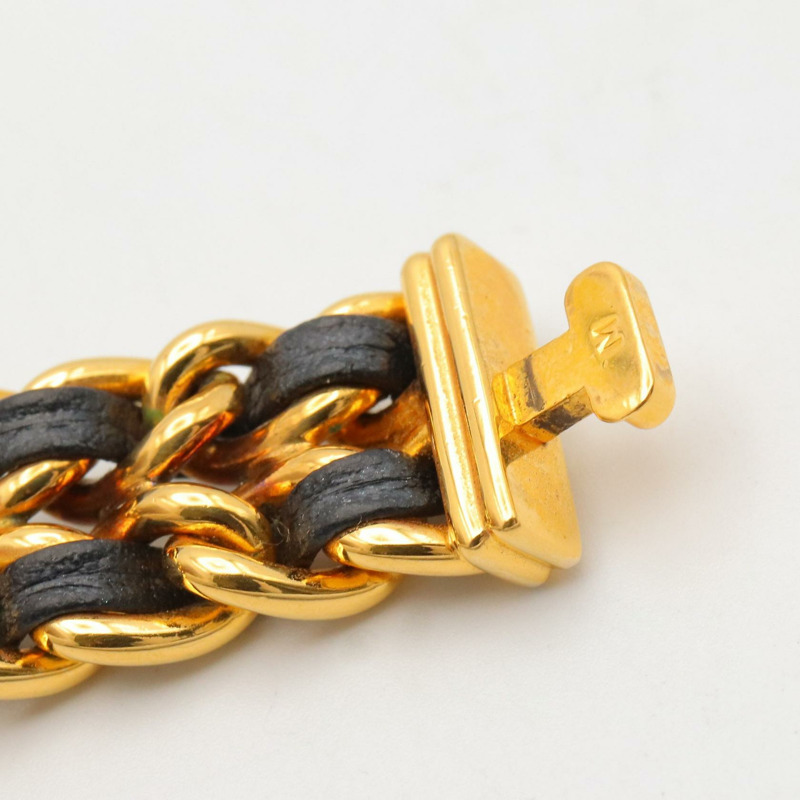 黑色錶盤 鍍金 皮革錶帶 Premiere M 腕錶【CHANEL 香奈兒】 H0001-12