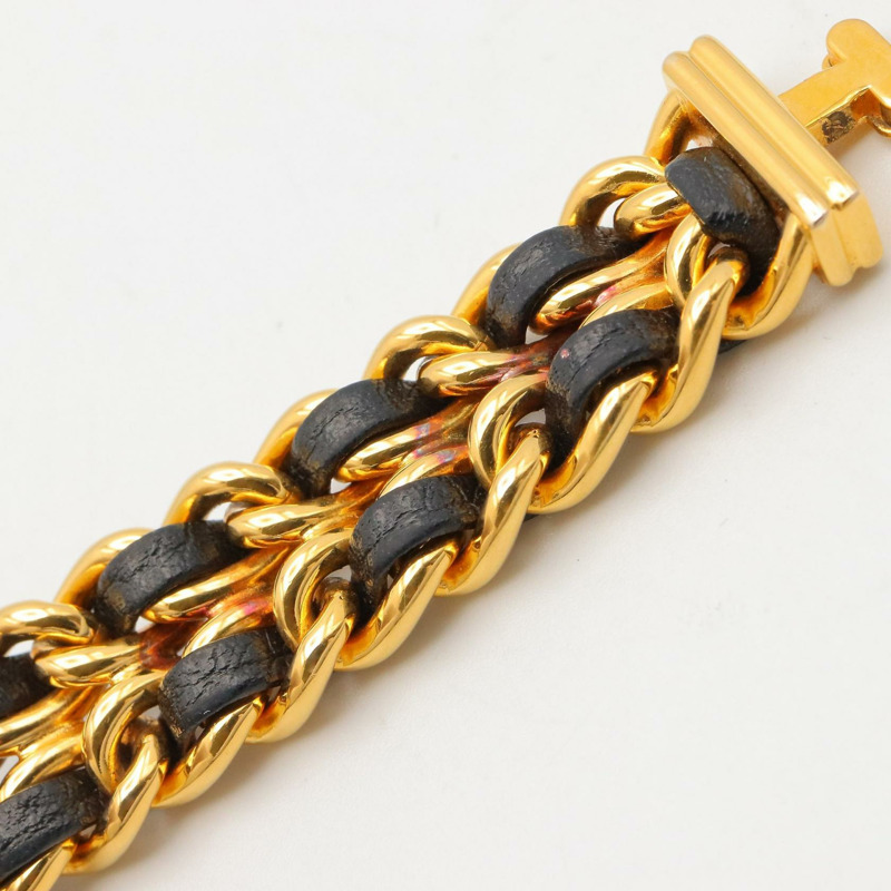 黑色錶盤 鍍金 皮革錶帶 Premiere M 腕錶【CHANEL 香奈兒】 H0001-14