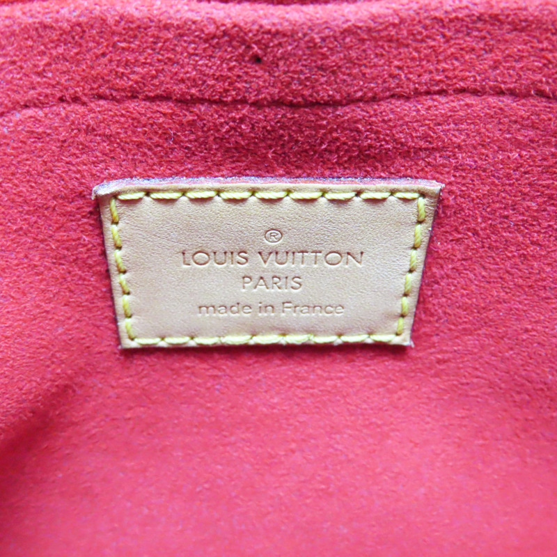 棕色 原花帆布 紅色牛皮 Pallas BB 兩用包【LOUIS VUITTON LV 路易威登】 M40463-5