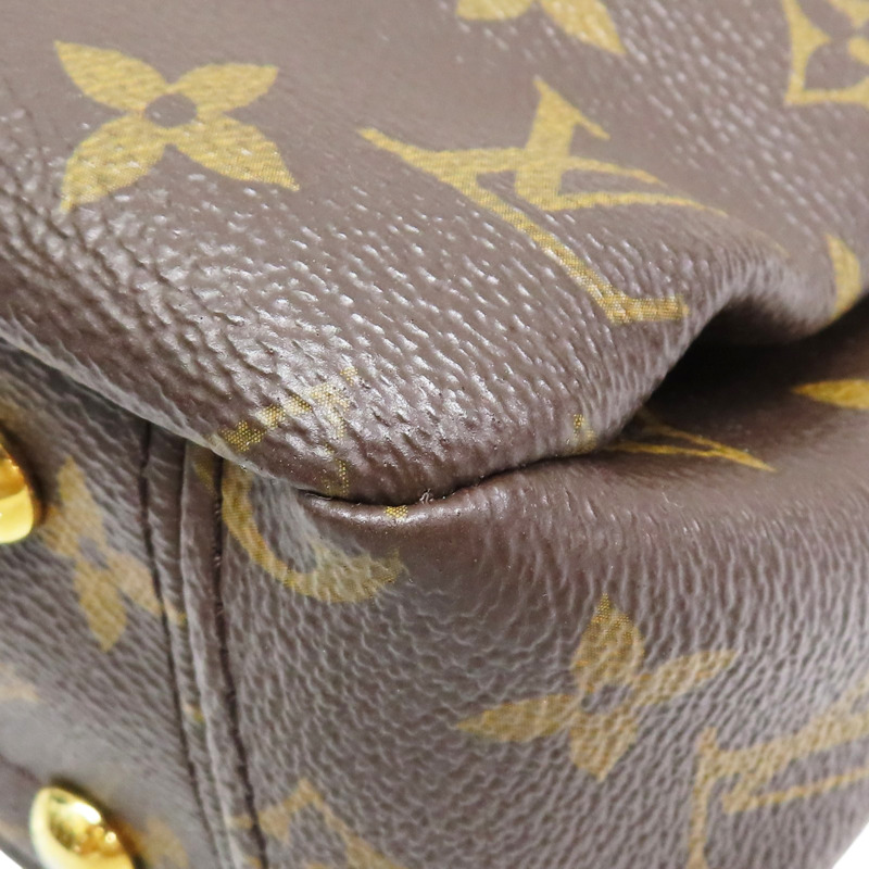 棕色 原花帆布 紅色牛皮 Pallas BB 兩用包【LOUIS VUITTON LV 路易威登】 M40463-10