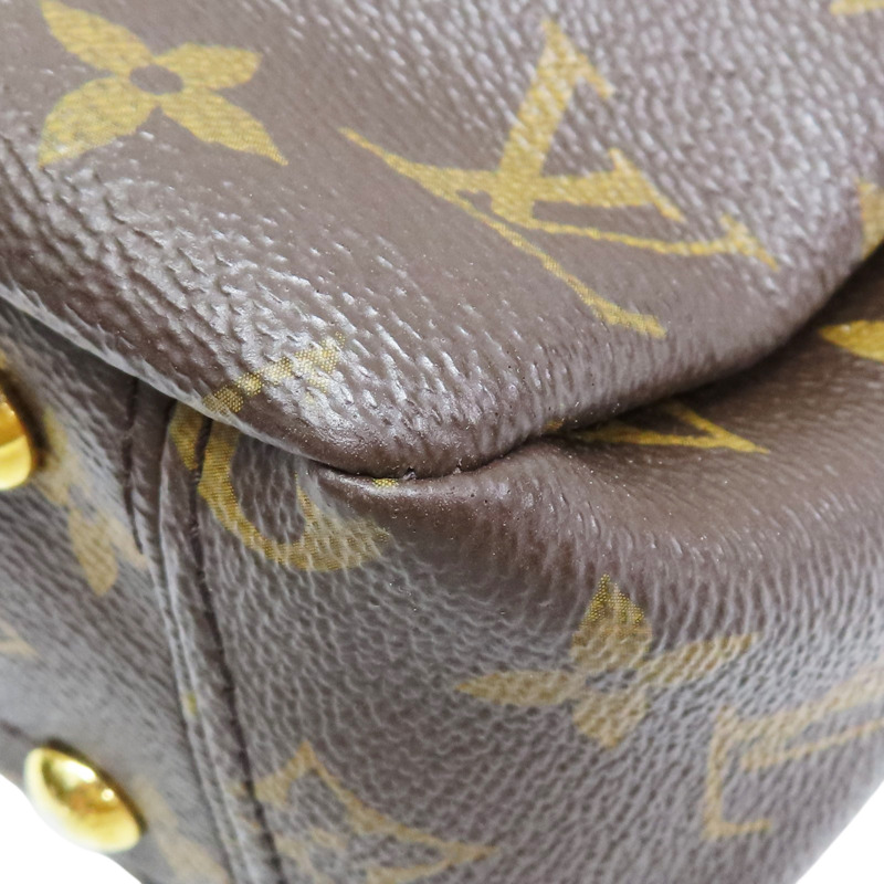 棕色 原花帆布 紅色牛皮 Pallas BB 兩用包【LOUIS VUITTON LV 路易威登】 M40463-12