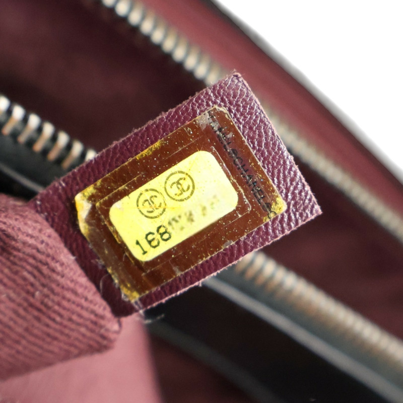 黑色牛皮 Chain 肩背包 無卡【CHANEL 香奈兒】-5