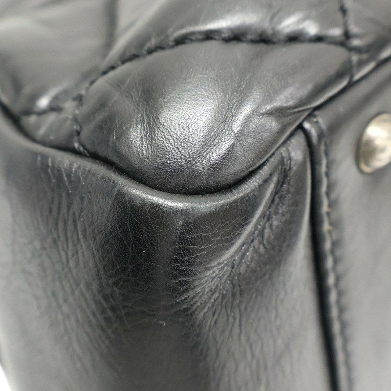 黑色牛皮 Chain 肩背包 無卡【CHANEL 香奈兒】-9