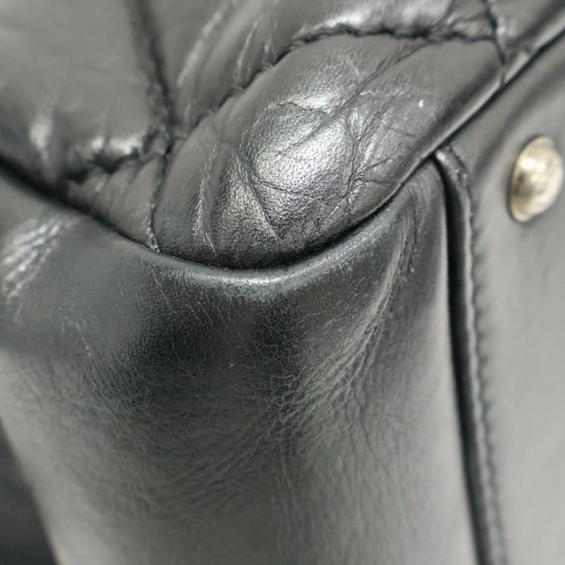 黑色牛皮 Chain 肩背包 無卡【CHANEL 香奈兒】-11