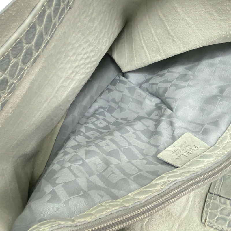 灰藍色 牛皮 手提包【Furla芙拉】-3