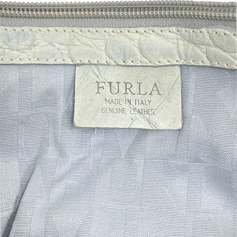 灰藍色 牛皮 手提包【Furla芙拉】-5