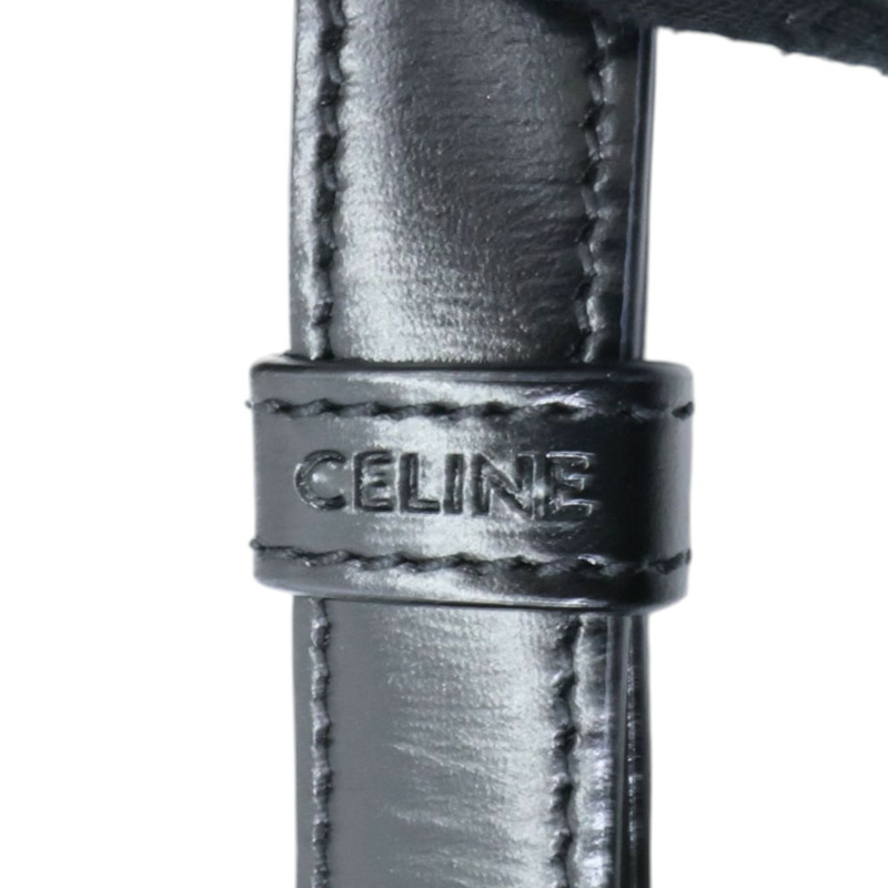 黑色 牛皮 TEEN TRIOMPHE 肩背包【CELINE 賽琳】 188423-3
