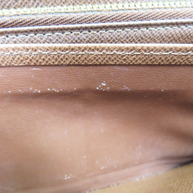 棕色 原花 帆布 Zippy Wallet 拉鍊長夾【LOUIS VUITTON LV 路易威登】 M60017-9