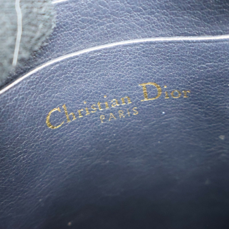 藍色 緹花帆布 Montaigne 手機 肩背包【Dior 迪奧】-3