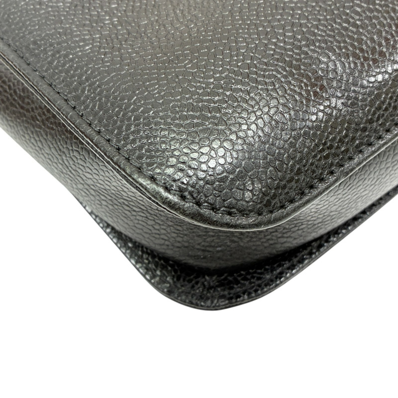 黑色 荔枝紋 牛皮 Vintage Briefcase 公事包【CHANEL 香奈兒】-11