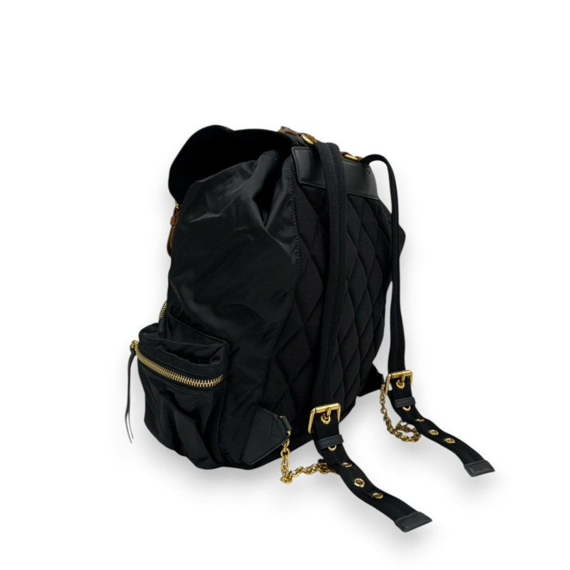 黑色 尼龍 The Rucksack 後背包 4014879【BURBERRY 巴寶莉】 4014879-1
