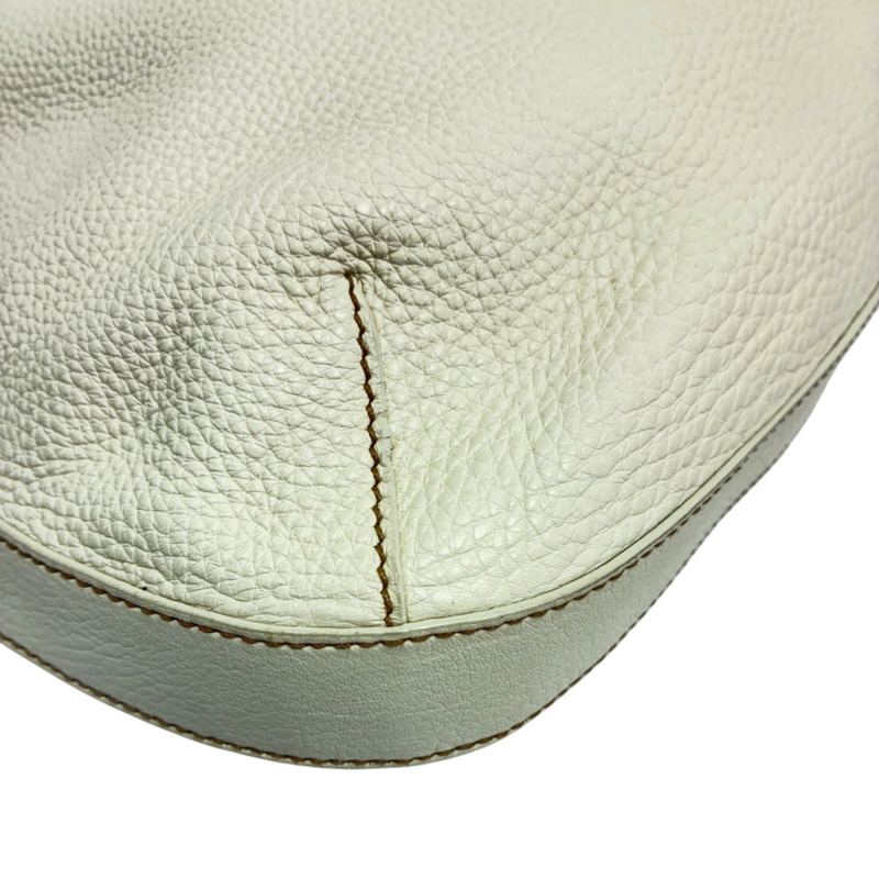 白色 牛皮 Hobo Bag 手提包 BR3349【PRADA普拉達】 BR3349-8