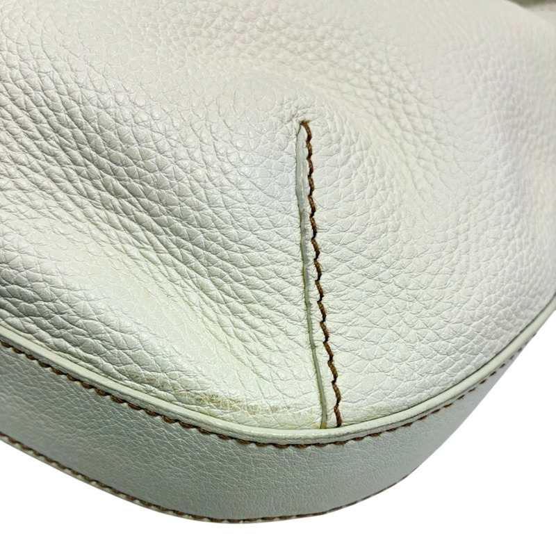 白色 牛皮 Hobo Bag 手提包 BR3349【PRADA普拉達】 BR3349-10