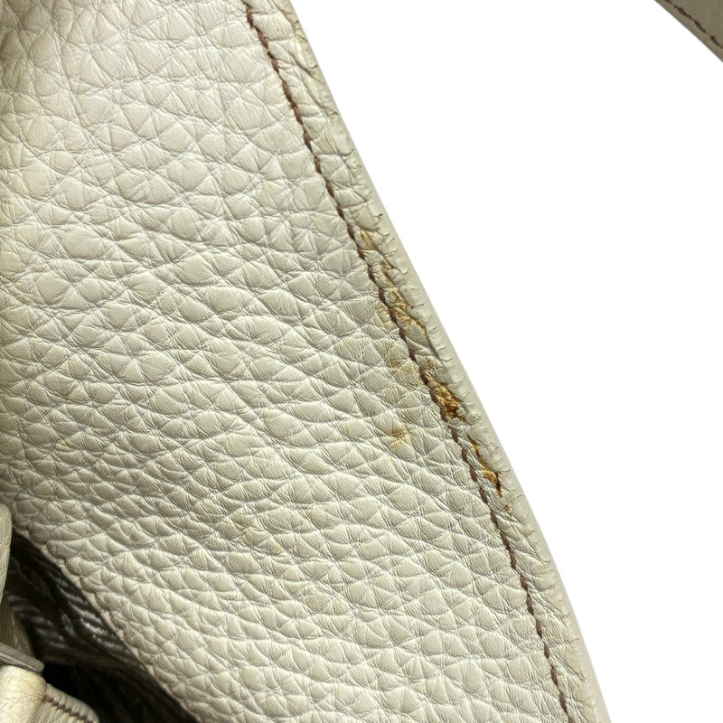 白色 牛皮 Hobo Bag 手提包 BR3349【PRADA普拉達】 BR3349-12