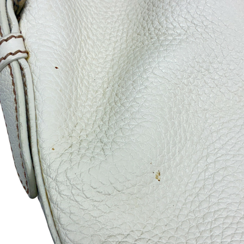 白色 牛皮 Hobo Bag 手提包 BR3349【PRADA普拉達】 BR3349-13