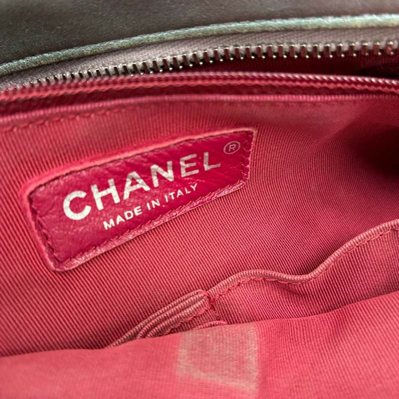 幻彩紫 菱格紋 牛皮 Gabrielle M 流浪包 肩背包【CHANEL 香奈兒】 A93824-4