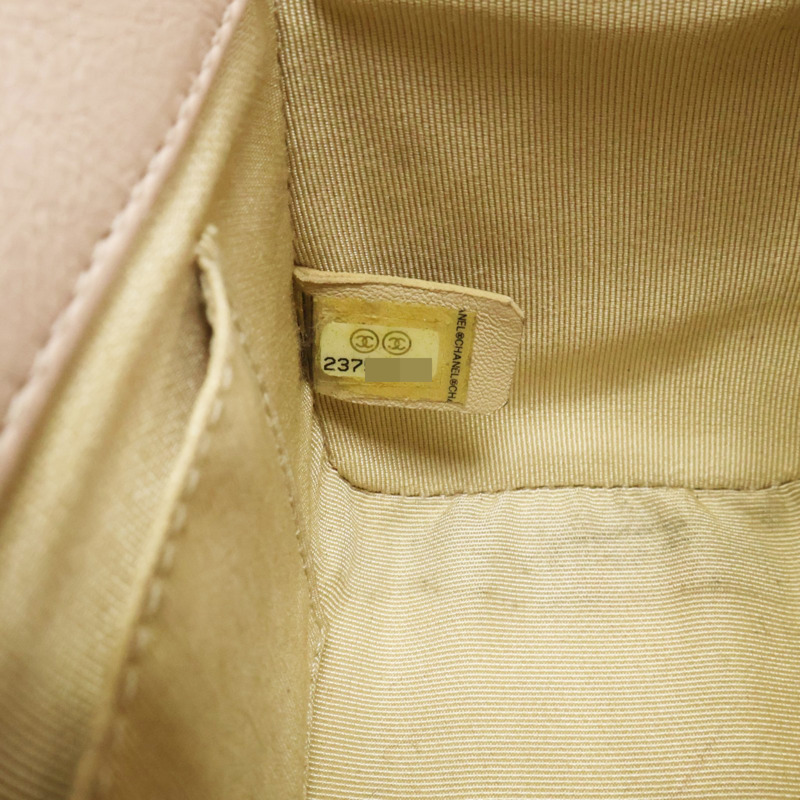 粉色 牛皮 Label Click Mini 兩用包 金釦 (無卡)【CHANEL 香奈兒】 A93731-5