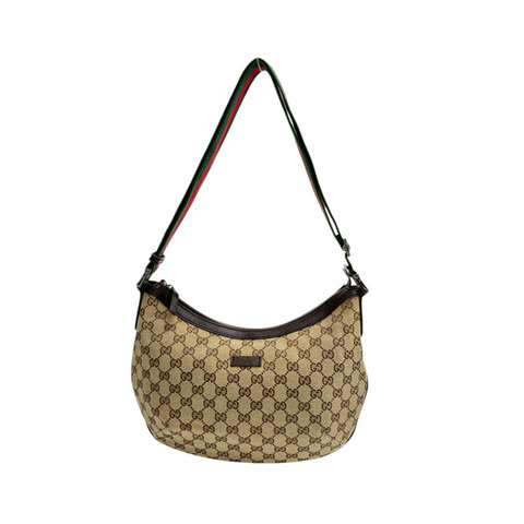 棕色 帆布 Sherry 肩背包 181092【GUCCI 古馳】 181092