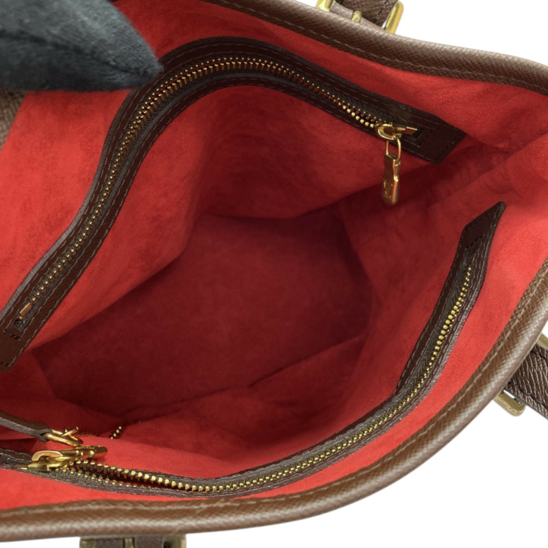 棕色 棋盤格帆布 Marais 水桶包 手提包 無小袋【LOUIS VUITTON LV 路易威登】 N42240-2